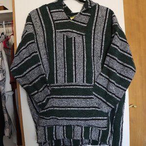 Green Mexican Wool Hoodie